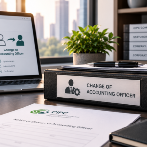 Change of Accounting Officer (CC)